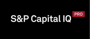 SP Capital IQ, white font on black background, Pro written as a subscript in a red box